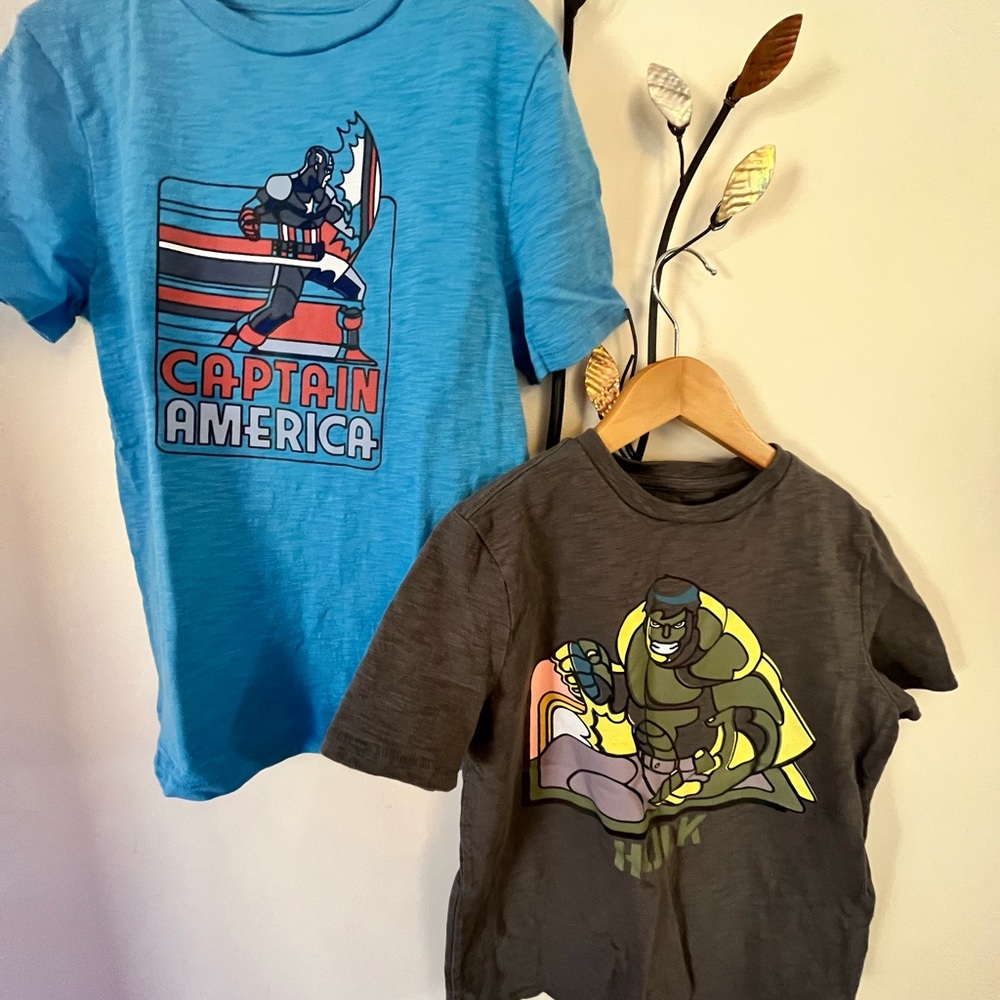 NWOT Avengers themed short sleeve shirts